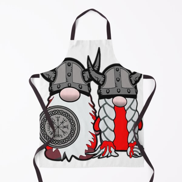 Item preview, Funny Cute Nordic Gnomes Vikings Tomte Couple Scandinavian designed and sold by printonio.