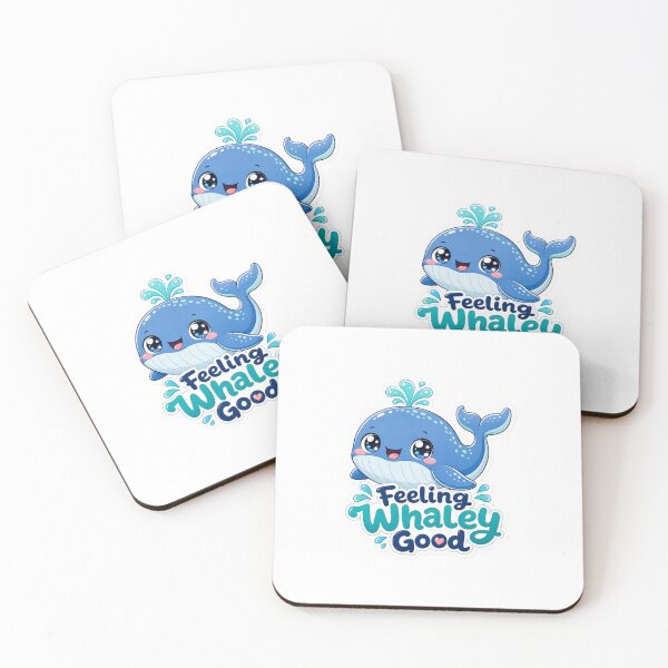 Item preview, Feeling Whaley Good Cute Whale Kawaii designed and sold by BoosterShop.