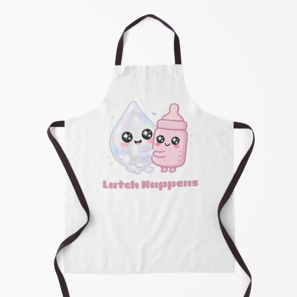 Item preview, Latch Happens Funny Lactation Consultant Kawaii Breast Milk Bottle IBCLC designed and sold by Neurospicy Trolls.