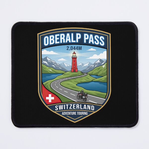 Item preview, Oberalp Pass Swiss Alps Motorcycle Adventure Graphic designed and sold by enzoade.