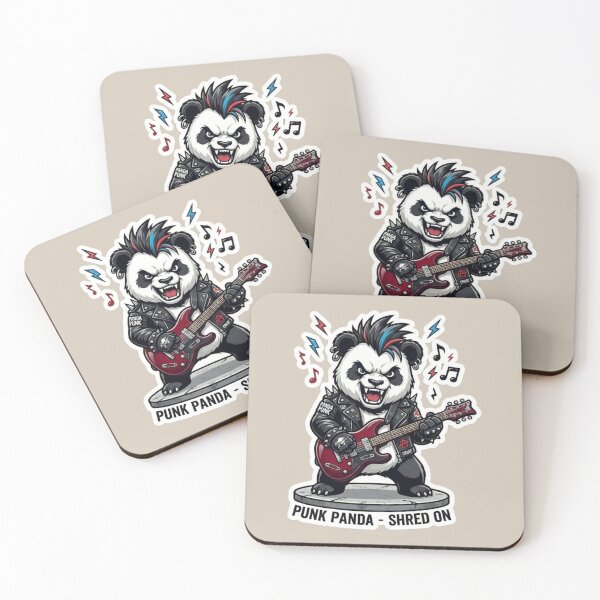 Item preview, Punk Panda Power Chords designed and sold by Safe Haven Pets.