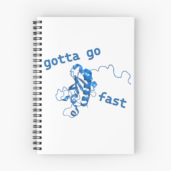 Item preview, Gotta Go Fast Sonic Hedgehog Protein Meme designed and sold by Biochemlady.