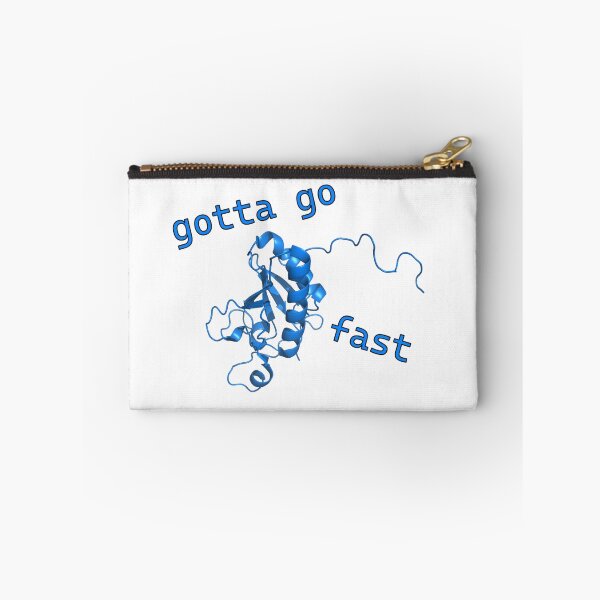 Item preview, Gotta Go Fast Sonic Hedgehog Protein Meme designed and sold by Biochemlady.