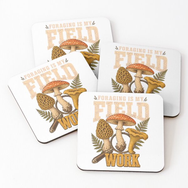 Item preview, Foraging Is My Field Work Vintage Fungi designed and sold by brighiinfo.