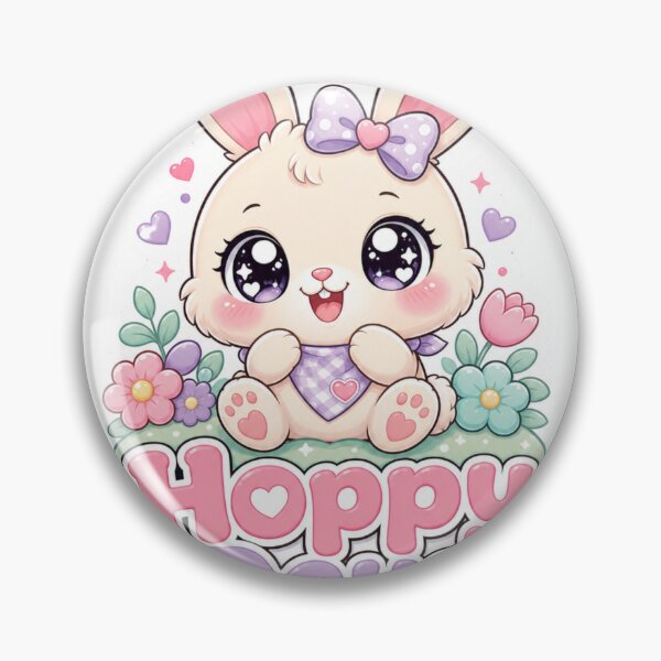 Item preview, Hoppy Days Cute Bunny Kawaii Saying designed and sold by BoosterShop.