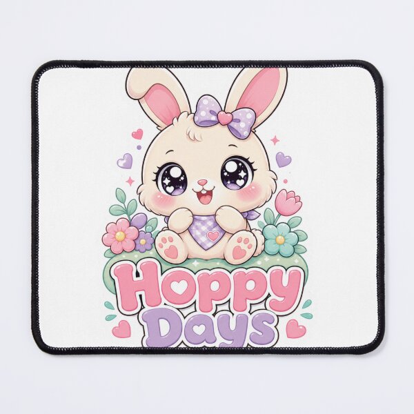 Item preview, Hoppy Days Cute Bunny Kawaii Saying designed and sold by BoosterShop.
