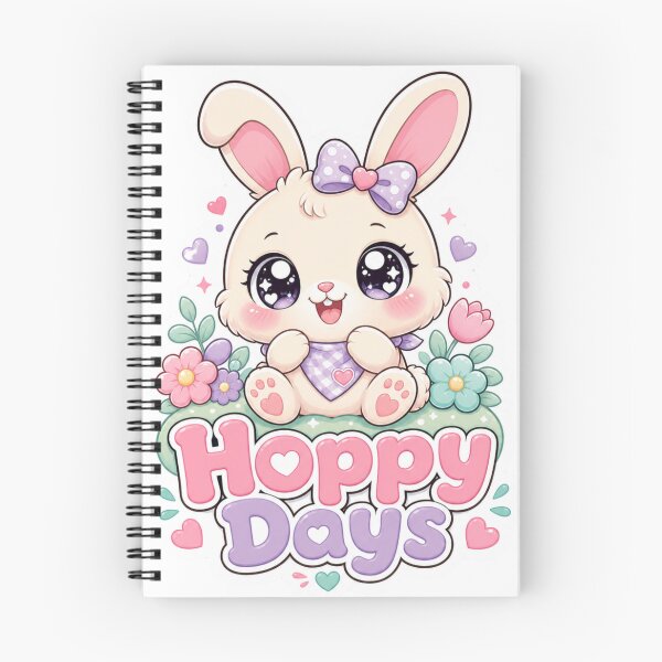 Item preview, Hoppy Days Cute Bunny Kawaii Saying designed and sold by BoosterShop.