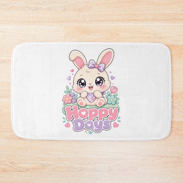 Item preview, Hoppy Days Cute Bunny Kawaii Saying designed and sold by BoosterShop.