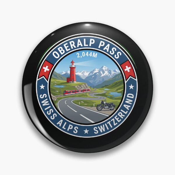 Item preview, Oberalp Pass Switzerland Legendary Alpine Road Design designed and sold by enzoade.