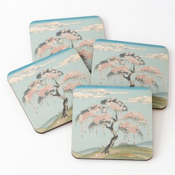 Item preview, Japanese Cherry Blossom Landscape designed and sold by Wildflower-Whim.