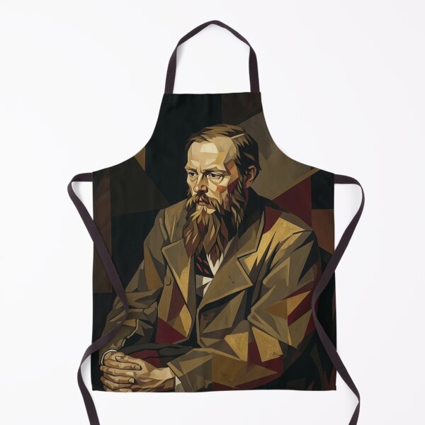 Item preview, Fyodor Dostoevsky Cubist Portrait - Russian Literature Writer Art designed and sold by MythicPattern.
