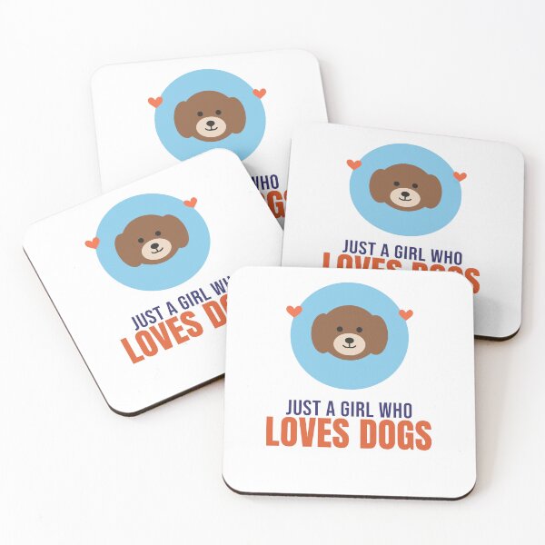 Item preview, Just a Girl Who Loves Dogs - Cute Dog Lover Shirt designed and sold by RankShift.