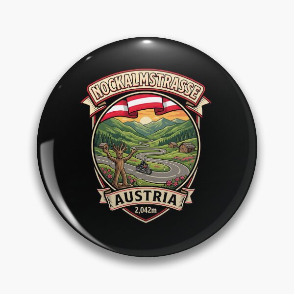 Item preview, Nockalmstraße Austrian Alps Motorcycle Adventure Design designed and sold by enzoade.
