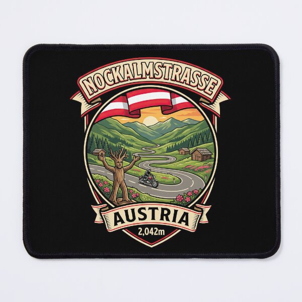 Item preview, Nockalmstraße Austrian Alps Motorcycle Adventure Design designed and sold by enzoade.