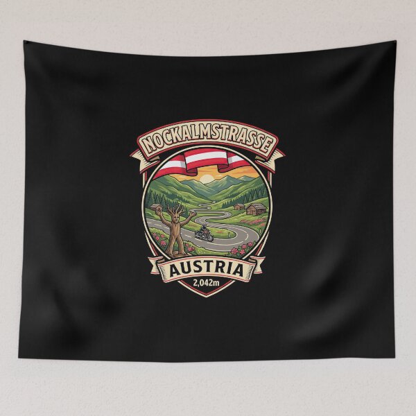 Item preview, Nockalmstraße Austrian Alps Motorcycle Adventure Design designed and sold by enzoade.