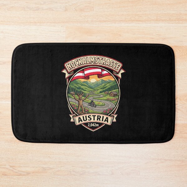 Item preview, Nockalmstraße Austrian Alps Motorcycle Adventure Design designed and sold by enzoade.