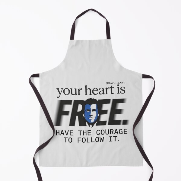 Item preview, Your Heart Is Free Have The Courage To Follow It - Braveheart Quote designed and sold by Enea Kelo.