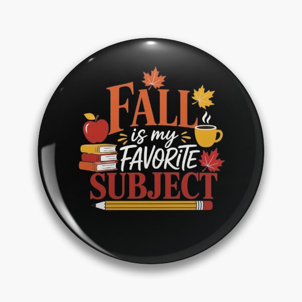 Item preview, Fall is My Favorite Subject Funny Autumn Teacher and Student designed and sold by clothesy7.