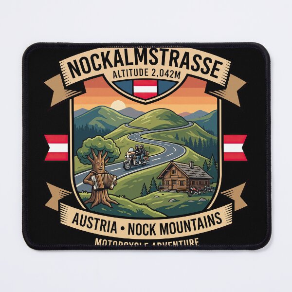 Item preview, Nockalmstraße Austria Scenic Mountain Road Graphic designed and sold by enzoade.