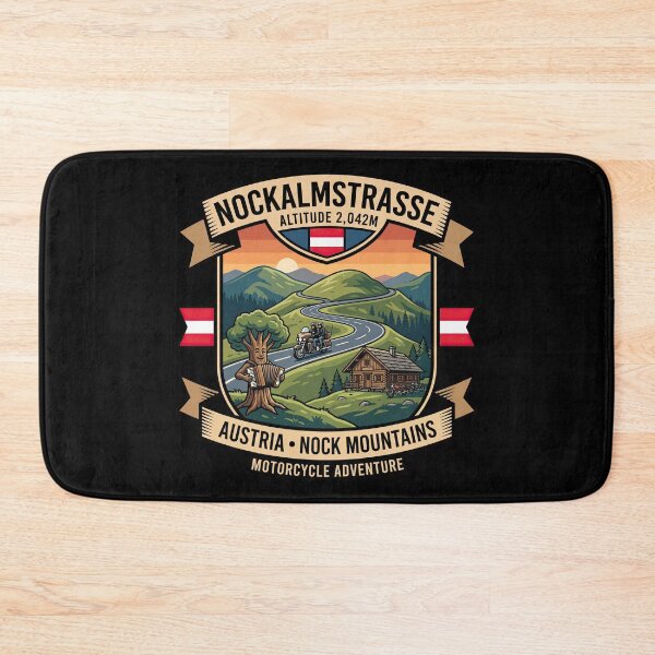 Item preview, Nockalmstraße Austria Scenic Mountain Road Graphic designed and sold by enzoade.