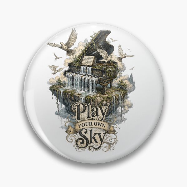 Item preview, Play Your Own Sky – Surreal Waterfall Piano designed and sold by NarpLTD.