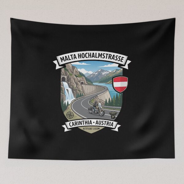 Item preview, Malta Hochalmstraße Alpine Road Adventure Design designed and sold by enzoade.