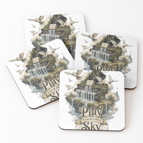 Item preview, Play Your Own Sky – Surreal Waterfall Piano designed and sold by NarpLTD.