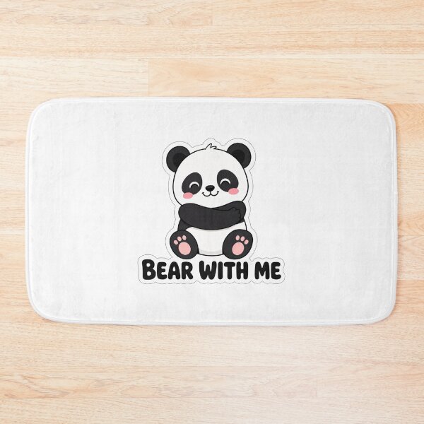 Item preview, Bear With Me Cute Panda Kawaii Saying designed and sold by BoosterShop.