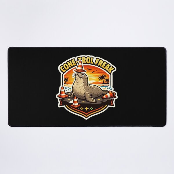 Item preview, Cone-trol-freak – Neil the Seal designed and sold by Sloyar.