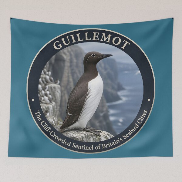 Item preview, GUILLEMOT The Cliff‑Crowded Sentinel of Britain’s Seabird Cities designed and sold by The Digital Compass.
