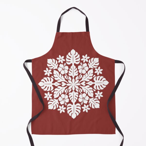 Item preview, Hawaiian Christmas Tifaifai – Red & White Tropical Wreath designed and sold by Tahitifaifai.
