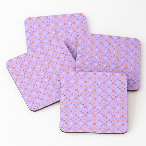 Item preview, Tropical Citrus Grapefruit Purple Pastel Seamless Pattern designed and sold by Pop & Punch.
