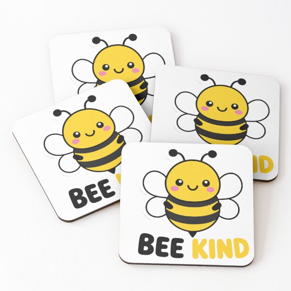 Item preview, Bee Kind Sweet Bee Kawaii Saying designed and sold by BoosterShop.