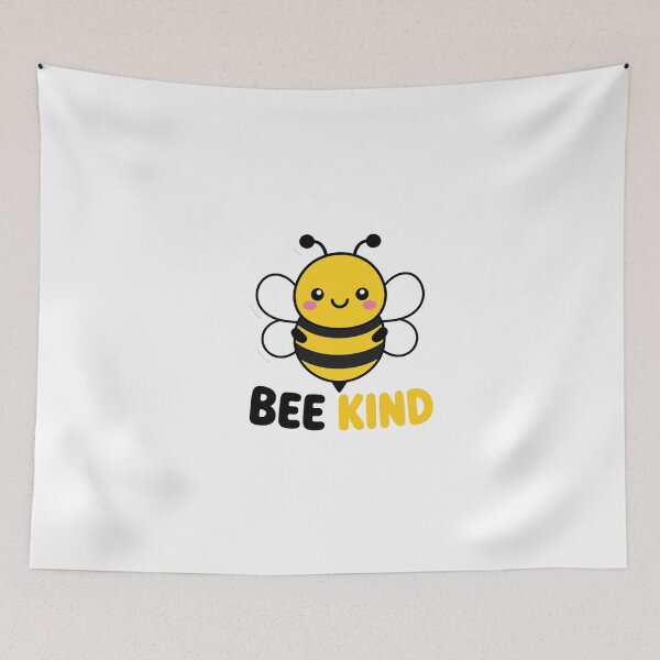 Item preview, Bee Kind Sweet Bee Kawaii Saying designed and sold by BoosterShop.