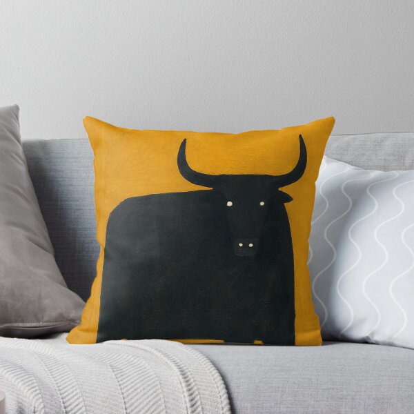 Item preview, Heavy Bull – Minimalist Black Bull Animal Art. By Moodzu designed and sold by Moodzu.