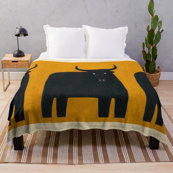 Item preview, Heavy Bull – Minimalist Black Bull Animal Art. By Moodzu designed and sold by Moodzu.
