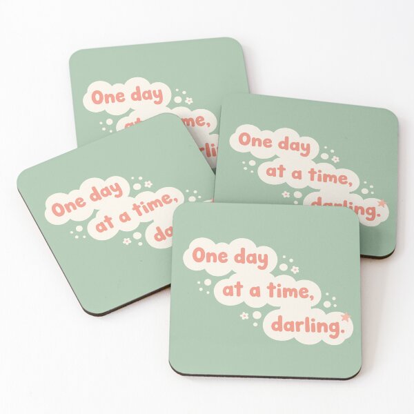 Item preview, One day at a time, darling designed and sold by JEMAR Designs.