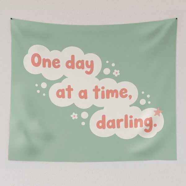 Item preview, One day at a time, darling designed and sold by JEMAR Designs.
