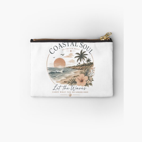 Item preview, Coastal Soul - Saltwater Heals Vintage Beach Design designed and sold by JolususaStore.