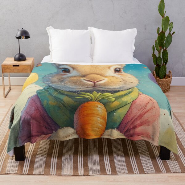 Item preview, Rabbit in a balloon with a carrot in its heart, sky designed and sold by Mianku | Für das Leben.