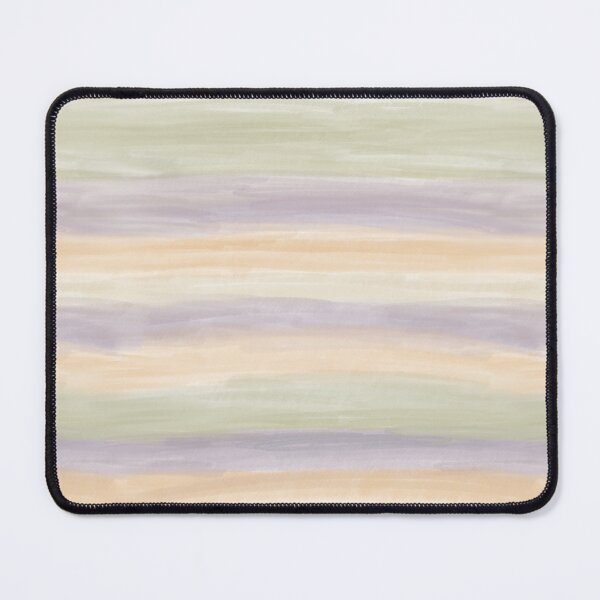 Item preview, Coastal Bohemian Watercolor Stripes (Green purple) designed and sold by Doodloom.