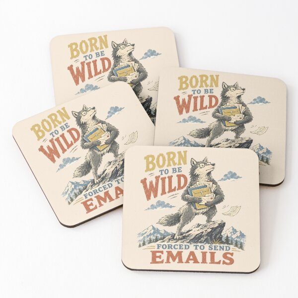 Item preview, Born to Be Wild Forced to Send Emails designed and sold by VIVID COLORS CLUB.