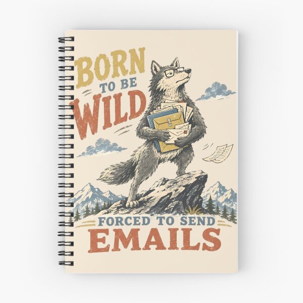 Item preview, Born to Be Wild Forced to Send Emails designed and sold by VIVID COLORS CLUB.
