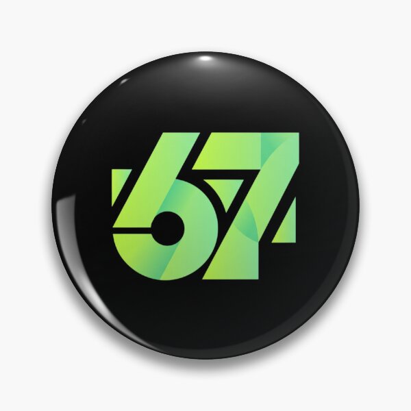 Item preview, Modern Geometric Green Number 67 Graphic Logo designed and sold by Sergii Davydenko.