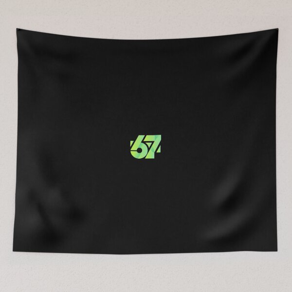 Item preview, Modern Geometric Green Number 67 Graphic Logo designed and sold by Sergii Davydenko.