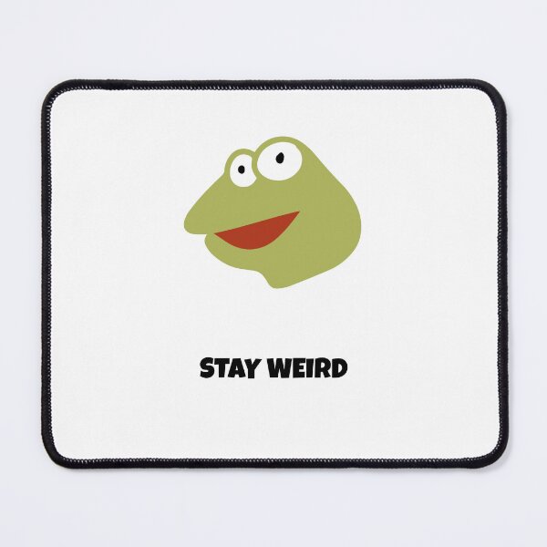 Item preview, Stay Weird Frog Kawaii Saying designed and sold by BoosterShop.