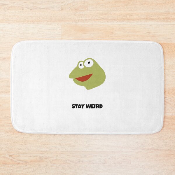 Item preview, Stay Weird Frog Kawaii Saying designed and sold by BoosterShop.