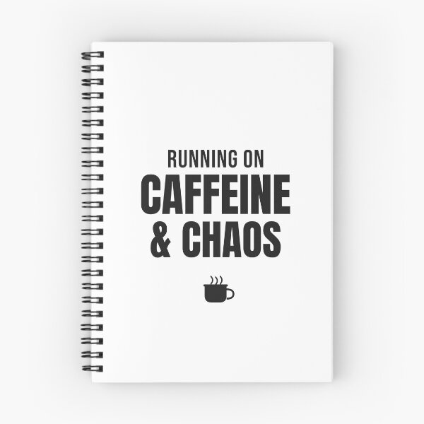 Item preview, Running on Caffeine and Chaos - Funny Mom Coffee Shirt designed and sold by RankShift.