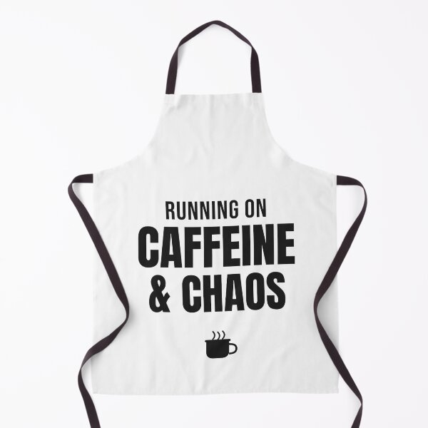 Item preview, Running on Caffeine and Chaos - Funny Mom Coffee Shirt designed and sold by RankShift.