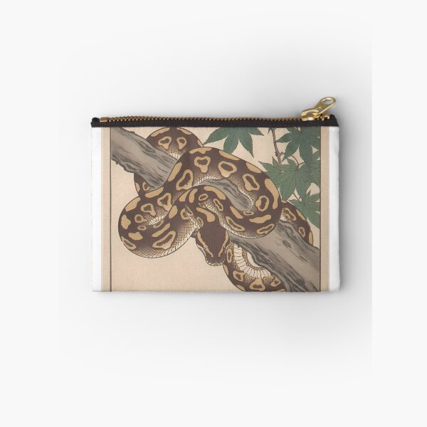 Artikelvorschau, Königspython & Kürbis – Japanische Ukiyo-e-Holzschnittkunst entworfen und verkauft von Ukiyo Creatures.